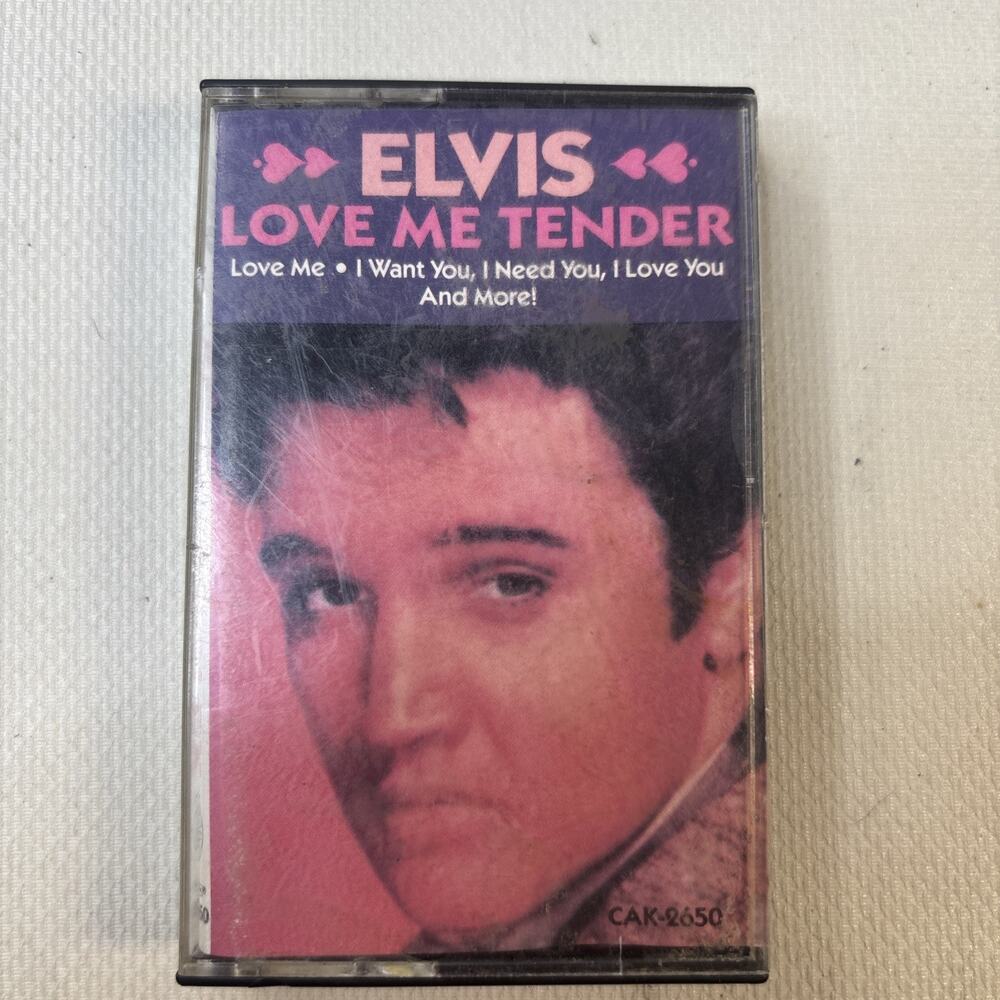 Elvis Presley Love Me Tender Cassette Tape CAK-2650 RCA Special Products Rockabi